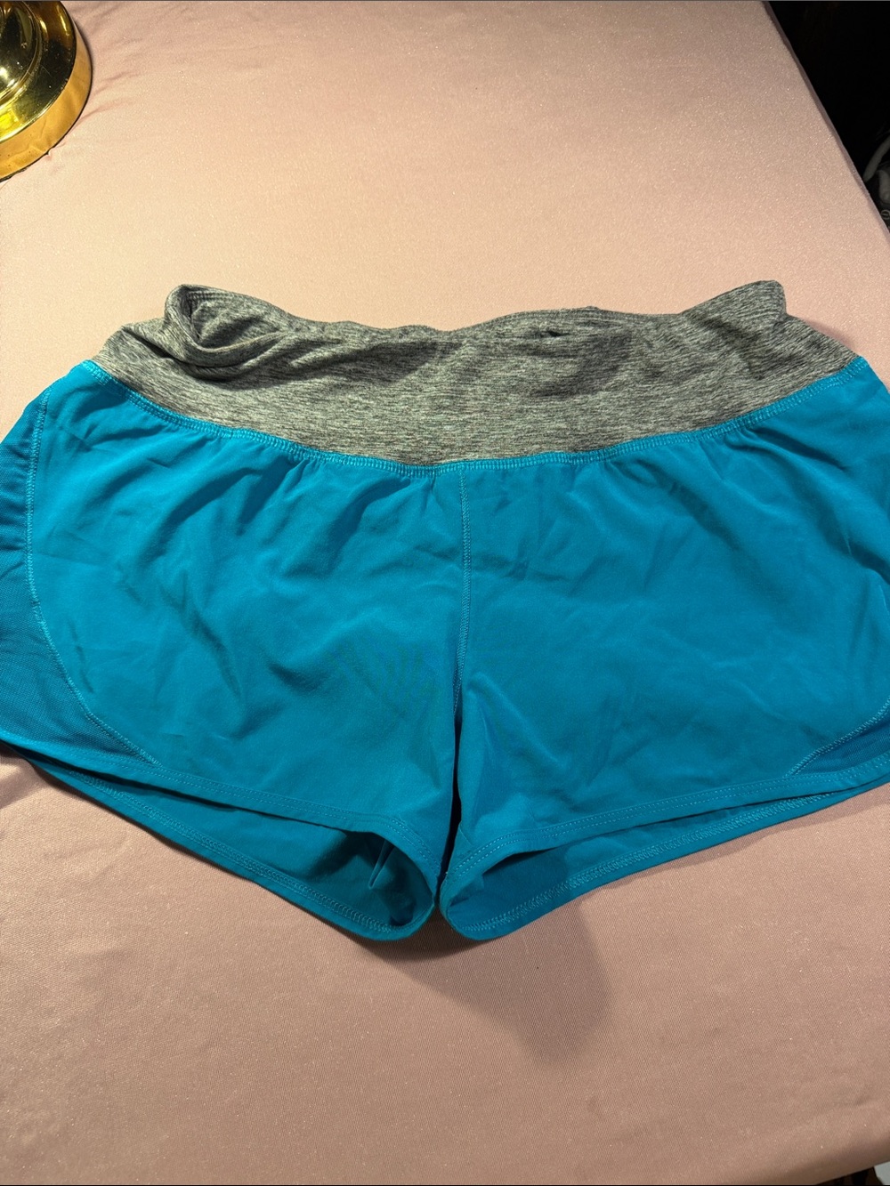 Champion Teal and Gray Athletic Shorts